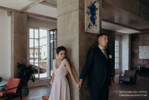 Свадьба в ресторане в стиле лофт: Иван и Анна