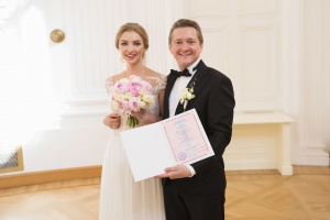 Камерная свадьба с официальной регистрацией на 20 гостей: Александр и Мария